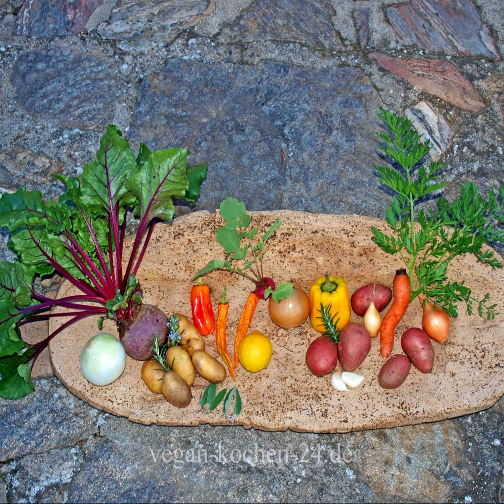 Vegane Gerichte schnell mit Gemüse zubereiten.